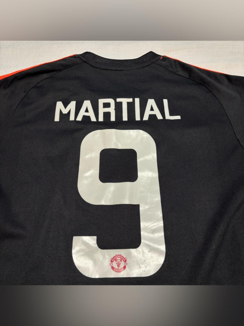 Adidas Manchester United Anthony Martial 2015/16 Soccer Jersey | Black | Medium - Picture 5 of 8